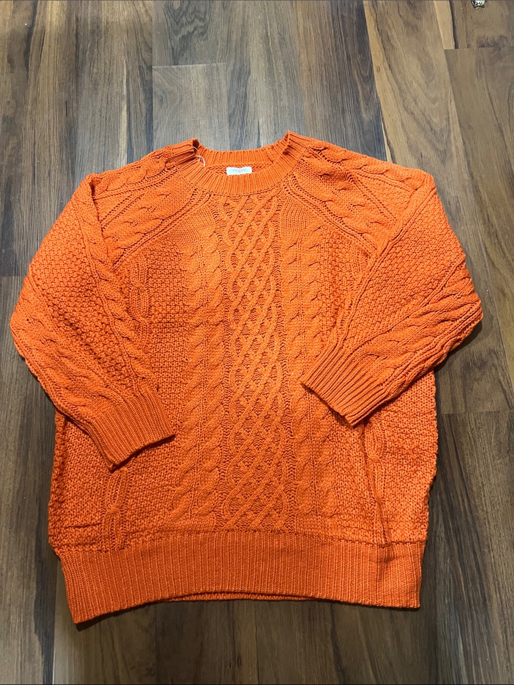Umgee Orange Sweater Dress